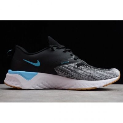 Nike Erkek Odyssey React Flyknit 2 Siyah / Gri / Mavi Koşu Ayakkabısı Türkiye - 55ZUIORZ